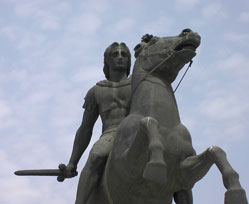 Статуя Александа Великого (Македонского с Греции, Тессалонники)