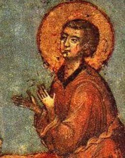 Артемий Веркольский, покровитель имени Артём. Фрагмент иконы 17 века