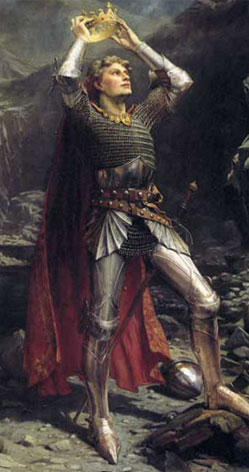 Король Артур, работа художника Чарльз Эрнест Батлер (1903)
