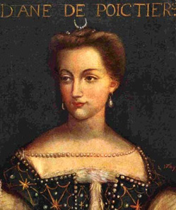 Диана де Пуатье - возлюбленная и официальная фаворитка короля Генриха II Французского