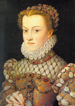 Елизавета Австрийская - дочь императора Максимилиана II, жена короля Франции Карла IX.