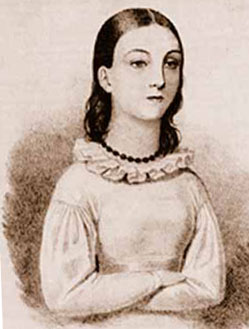 Надежда Андреевна Дурова - первая в русской армии женщина-офицер (известна как кавалерист-девица) и писатель. 
